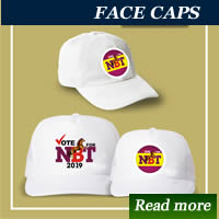 campaign facecaps, Nigeria