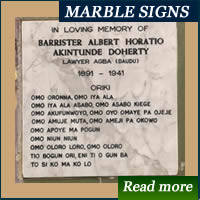 Marble and Granite signs shop in Nigeria